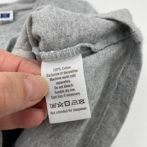 Janie & Jack Boy's Grey Adventures Parrot Macaw Embroidered SS Tee Size 18-24M - Picture 4 of 5